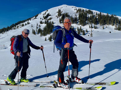 Abschluss der Brechhornrunde an unserem Hausberg Gampenkogel